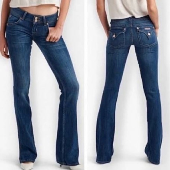 Hudson Signature Bootcut Women’s Blue Jeans Size 30 - Picture 1 of 10